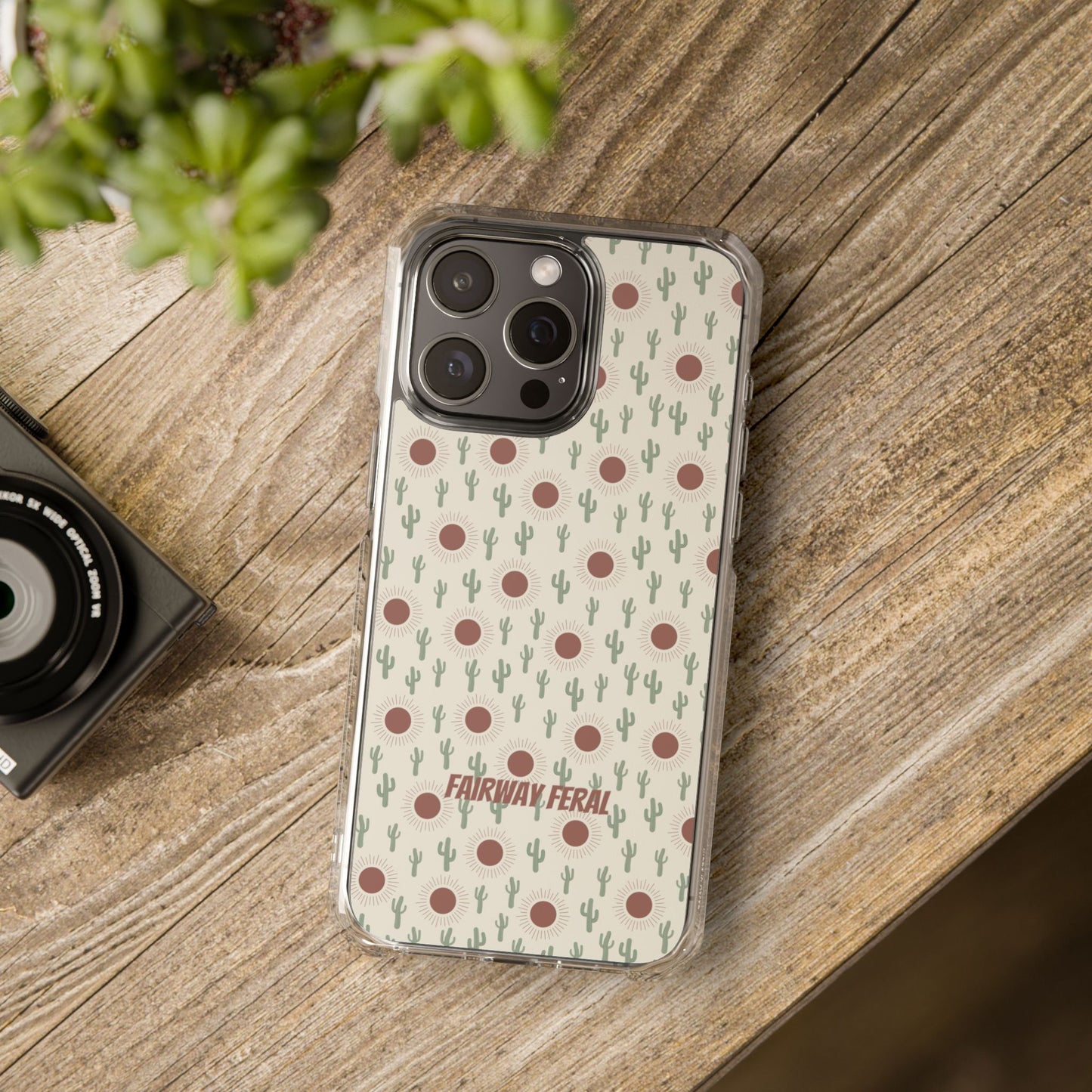 Cactus Sun iPhone Case