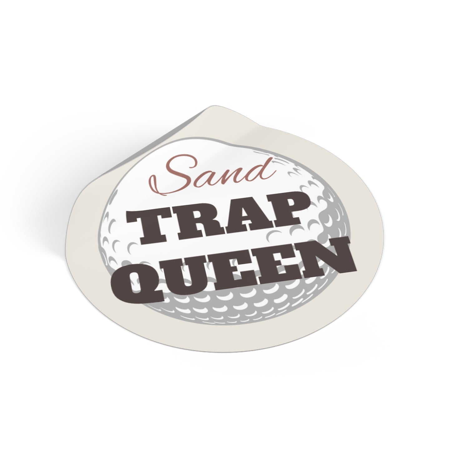 Sand Trap Queen Vinyl Sticker