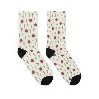 Cactus Sun Crew Socks